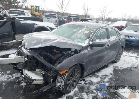 2020 Honda Civic Ex z USA, uszkodzony, nr VIN 19XFC1F33LE005195